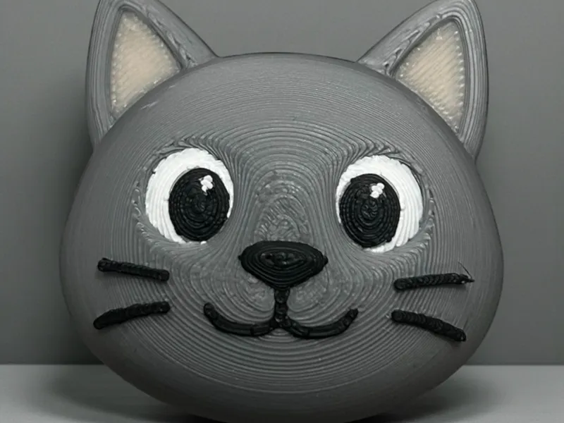 Cat Head - Fridge Magnet