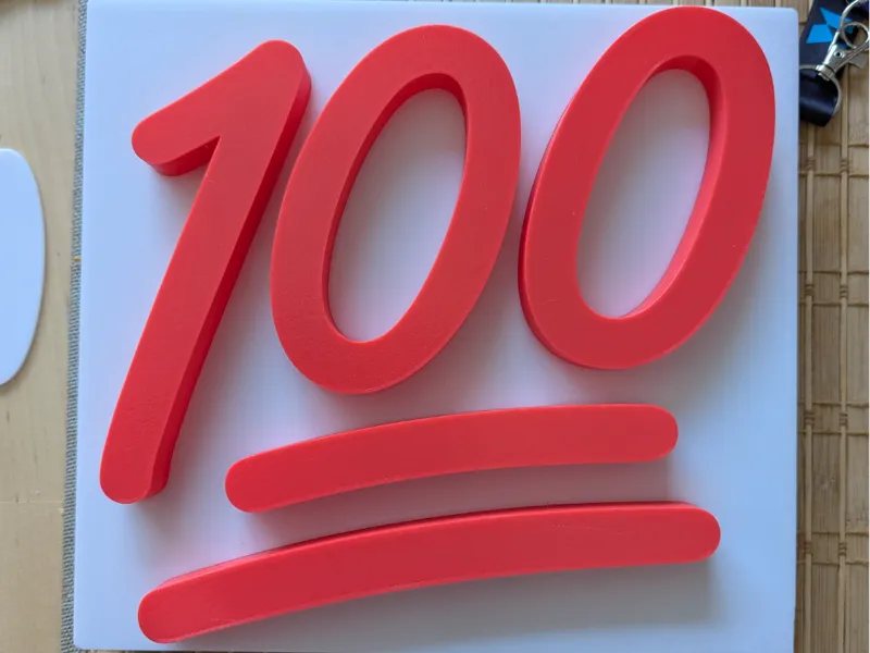 100 Emoji lightbox or house sign NO AMS REQUIRED