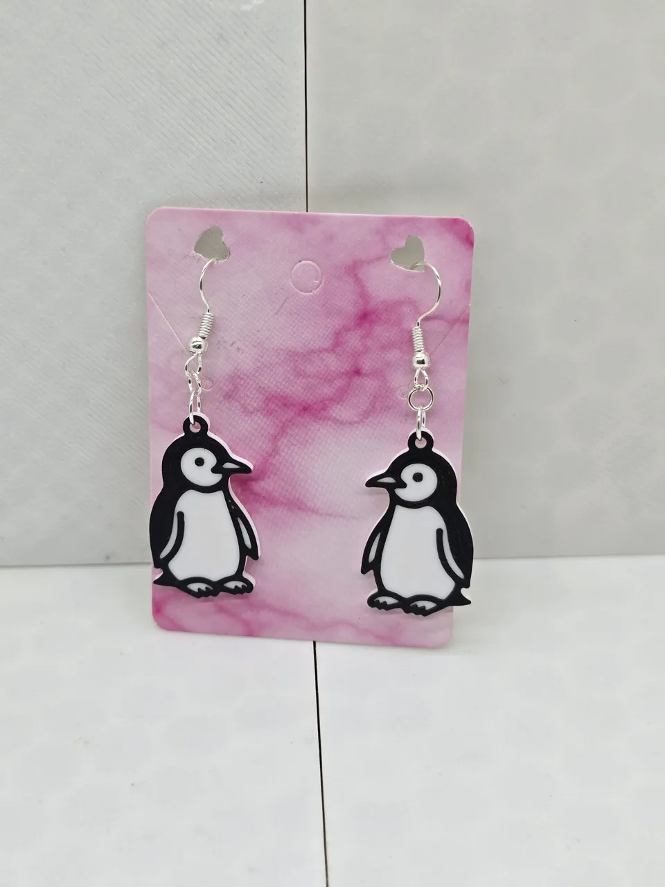 Penguin Earrings view 2
