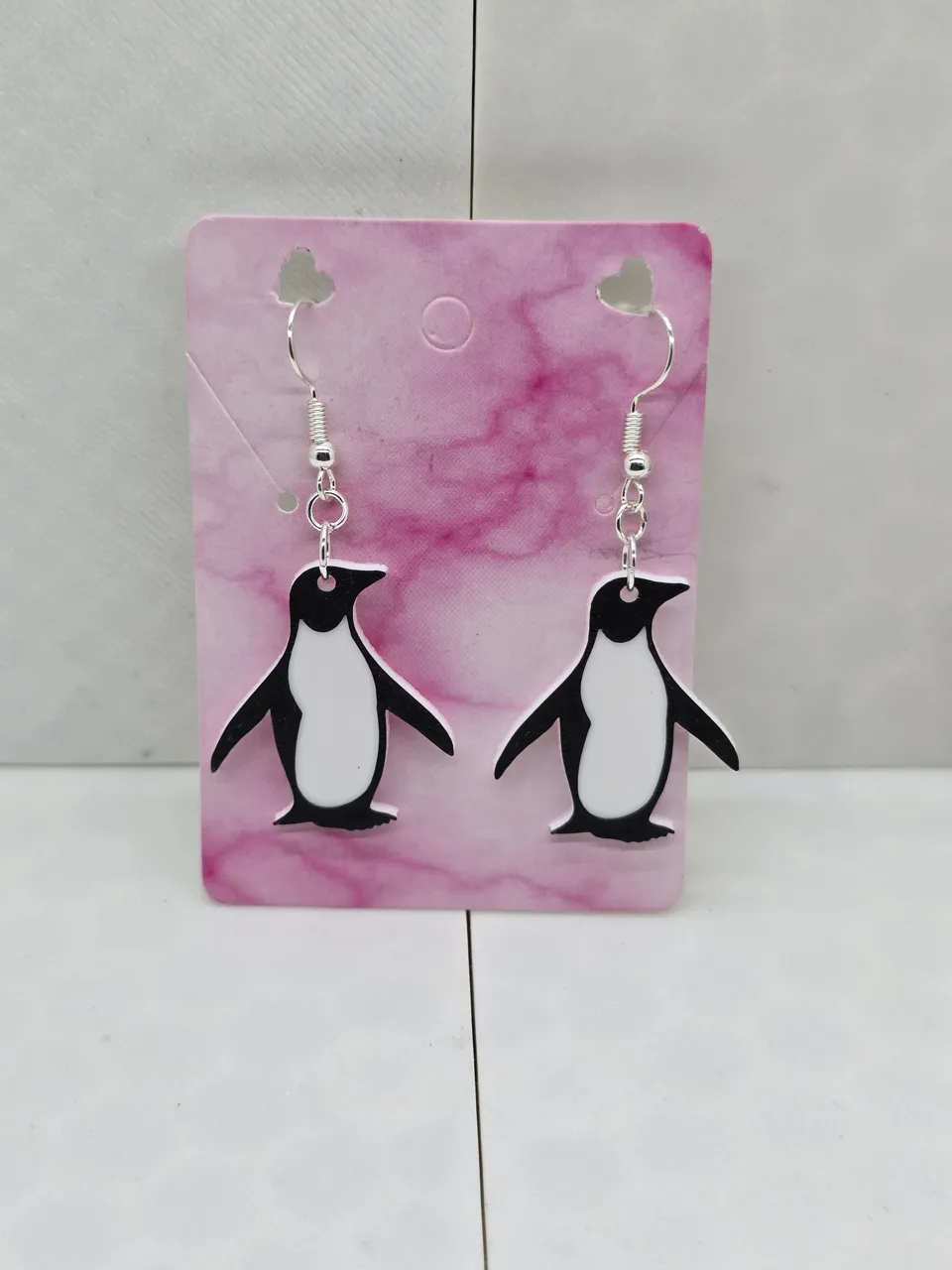 Penguin Earrings view 3