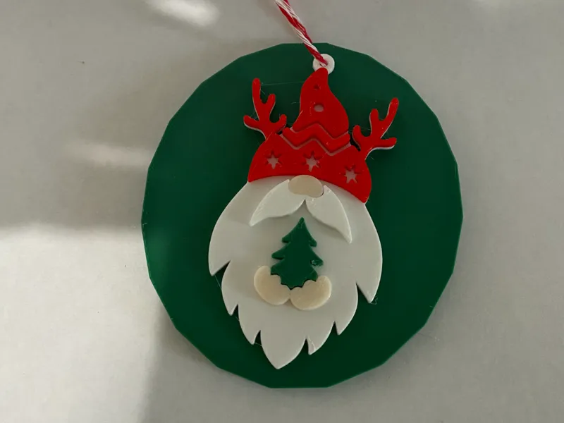 Gnome Christmas Ornament 3