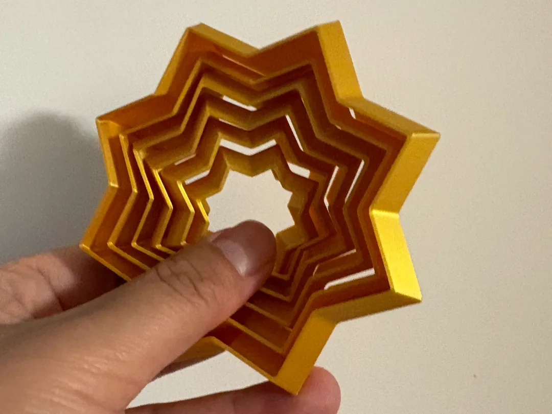 Miniatura 1 do modelo 3D 八角星萝卜塔