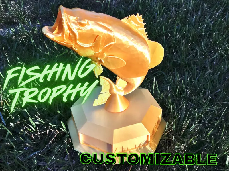 Fishing Trophy, Customizable