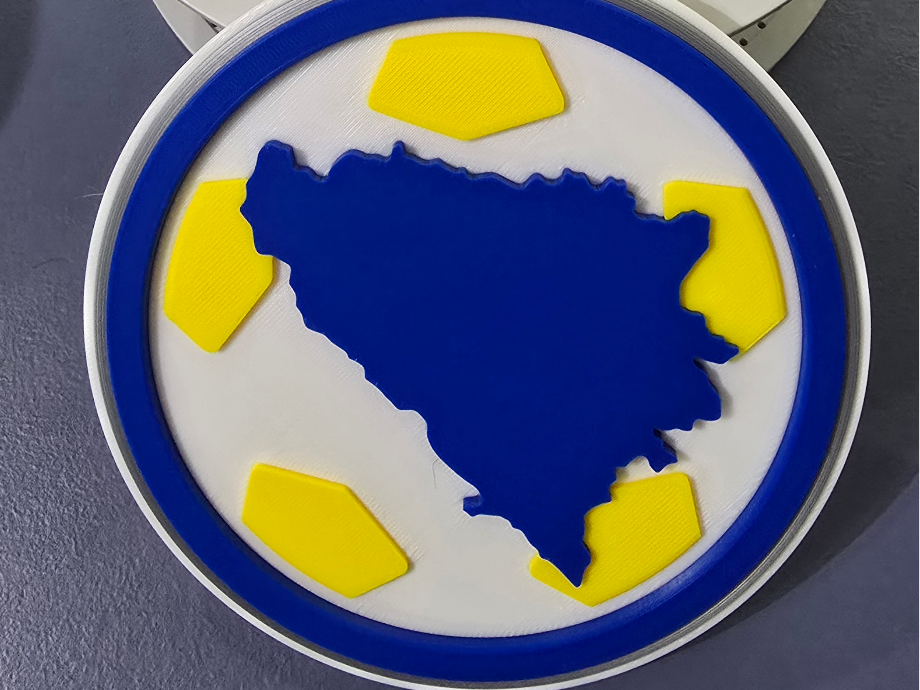 BOSNIA V2 3D LOGO 180MM V2 SERIES