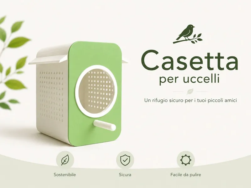 casetta minimal per uccelli - no ams - a1mini
