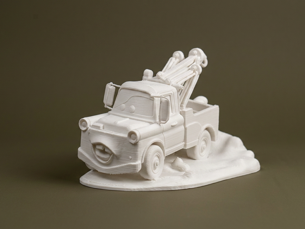Mater Tow Truck Cars 3D Model