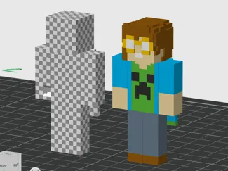 Customizable Minecraft Skin Figure By Jaebii