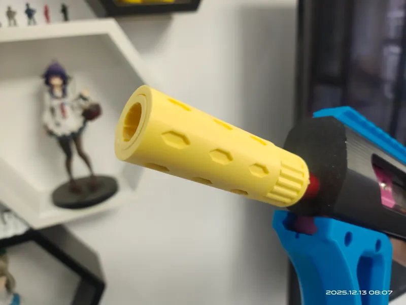 全打印模块化nerf海绵软弹膛线管 PCAR常规款