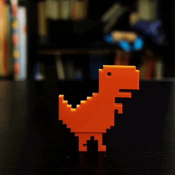 Jumping Rex | Google Dino Fidget Toy 