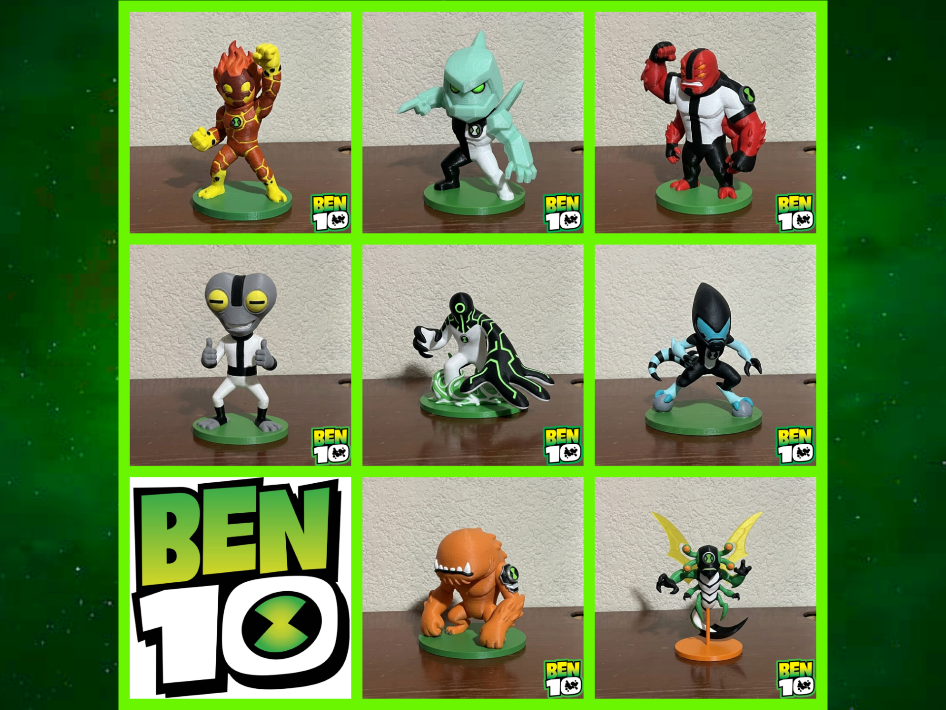 Ben 10 Clásico - Pack De 8 Figuras