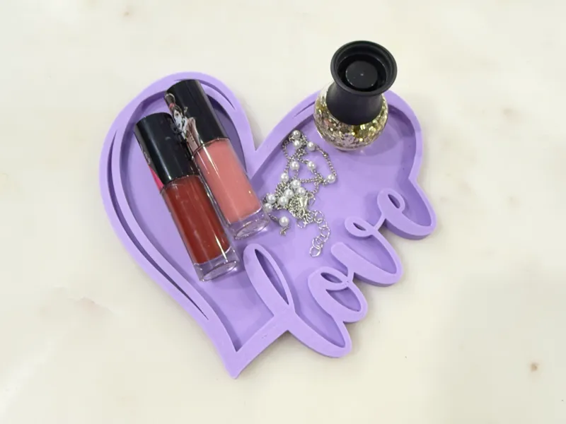 Love Trinket Dish, Valentine Jewelry Dish