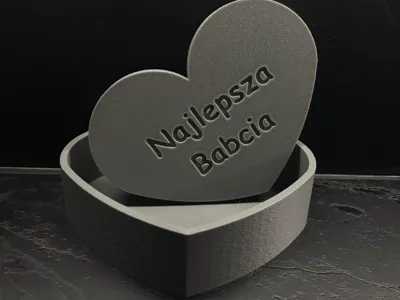 Grandparent's grandmother's day heart box gift
