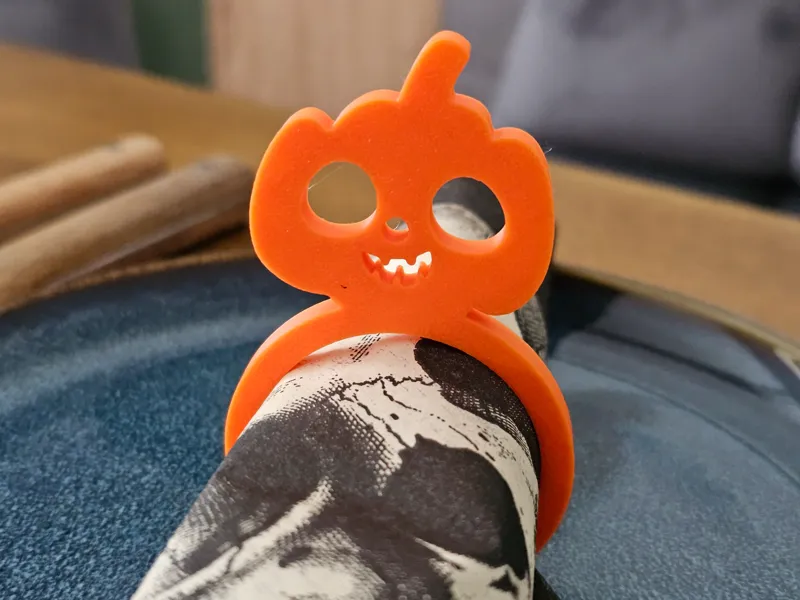 Serviettenring Dekoration Halloween Kürbis süß