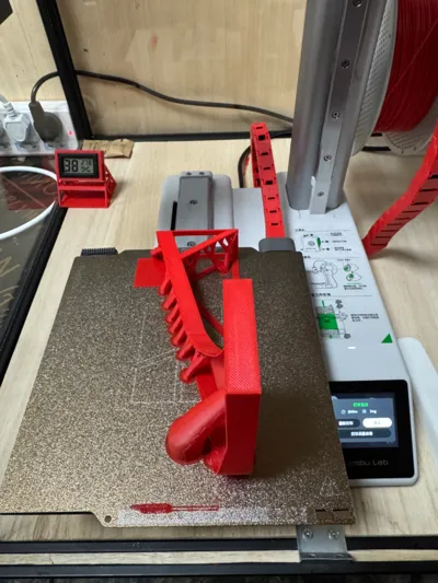 Miniatura 5 do modelo 3D A1 mini 滑梯竹屎盒
