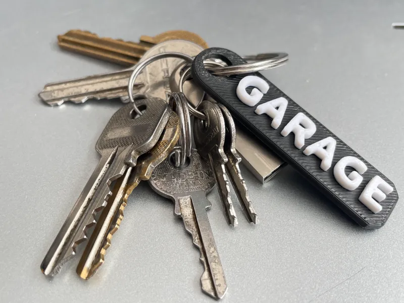 Garage keyring