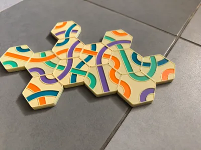 Tantrix magnetic boardgame