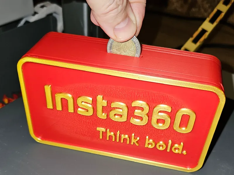 Insta360 Bambulab Piggy Bank Partnership Challenge