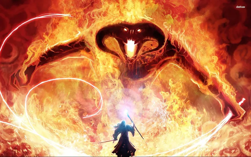 HUEFORGE - Gandalf vs Balrog Lord of the rings