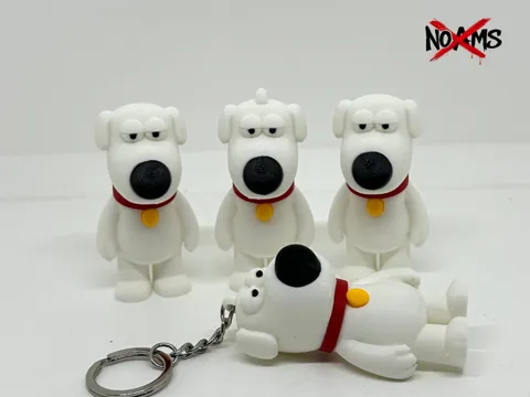 Llavero: Mini Brian Grffin - No AMS - Toy/Keychain — referencia de MakerWorld