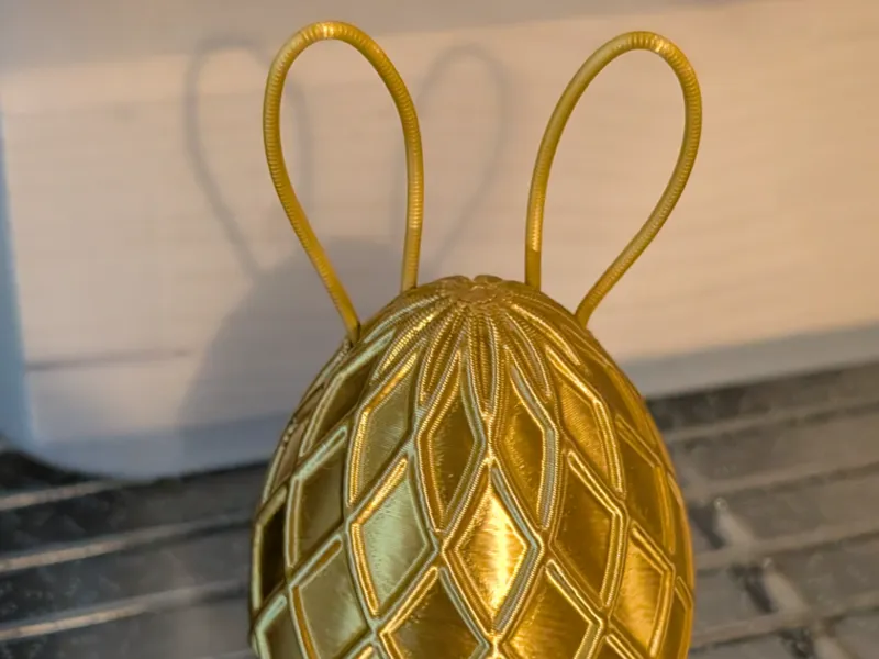 Easter Eggs with Filament Bunny Ears