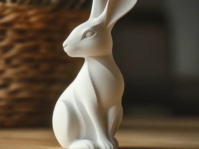 Easter Bunny Figurine – Cute Holiday Decor