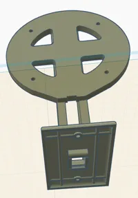 Single gang wall plate for keystone jack
