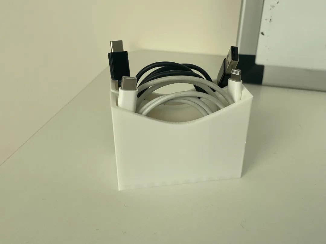 Modular Cable Organizer – Stackable Cable Holder - Free 3D Print Model ...