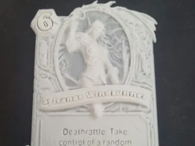 Sylvanas Windrunner relief card