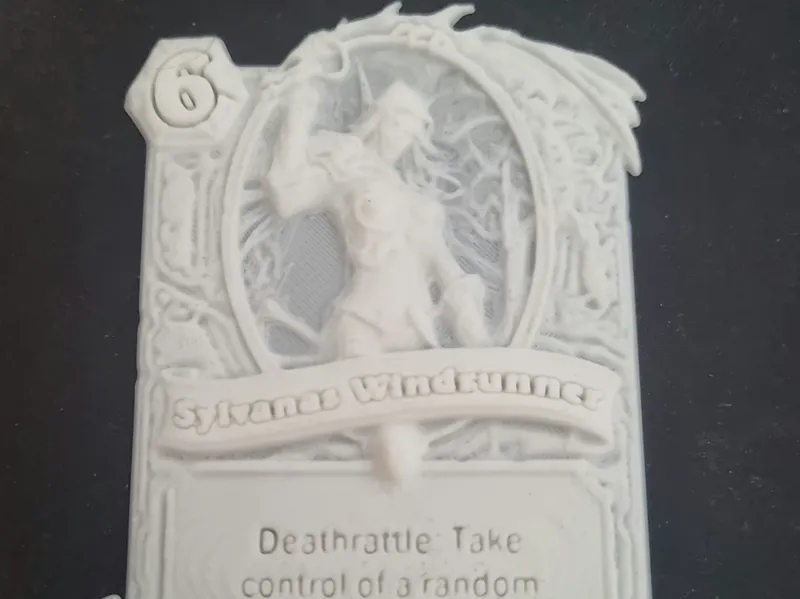 Sylvanas Windrunner relief card