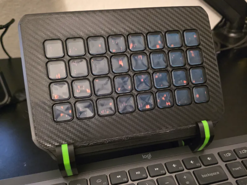Stream Deck XL Module Stand for Logi MX Keyboard