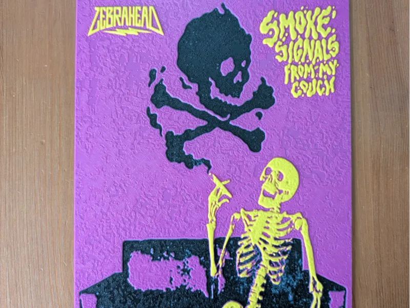Zebrahead Smoke Signals From My Couch hueforge