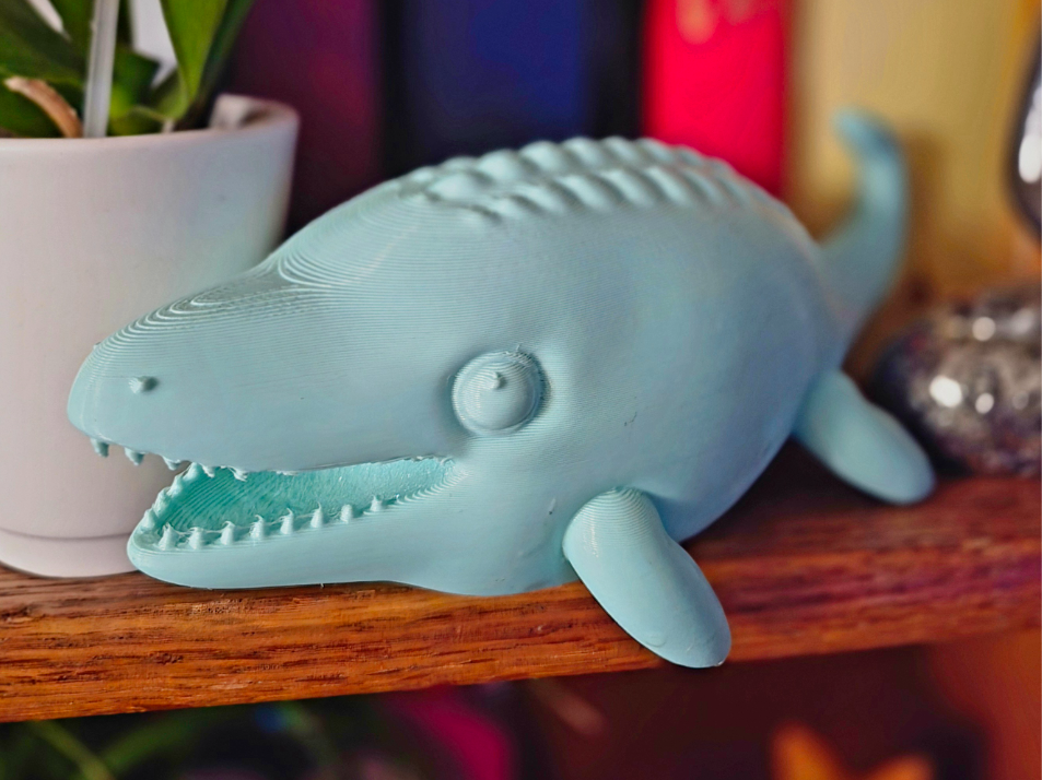 Chonky Squishy Mosasaurus TPU Bath Buddy