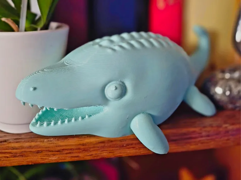 Chonky Squishy Mosasaurus TPU Bath Buddy