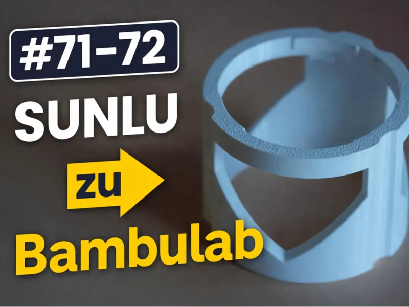#71-72  SUNLU to Bambulab Refill Spool Adapter