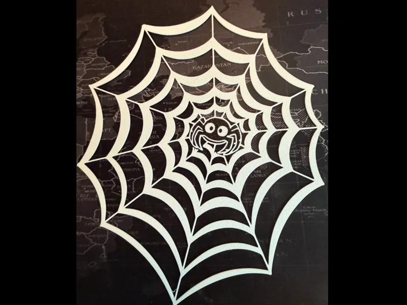 Spider web with Friendly Spider