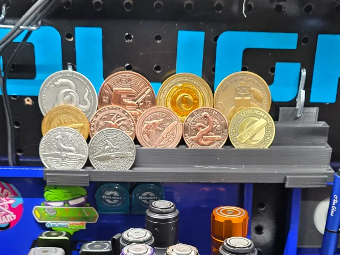 Universal Challenge Coin Display Stand Organizer