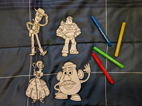 Accesorio para impresora 3D: Paintable Cartoon Set - Toy Story — referencia de MakerWorld