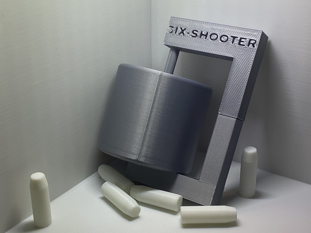 SIX SHOOTER - Revolver Styled Spinning Fidget Toy