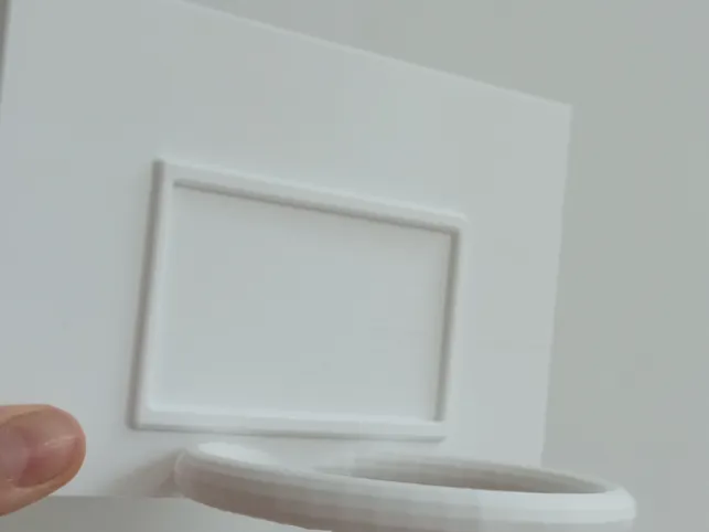 Miniature basketball hoop
