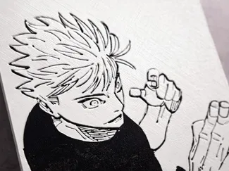 Satoru Gojo – Manga Panel Jujutsu Kaisen 