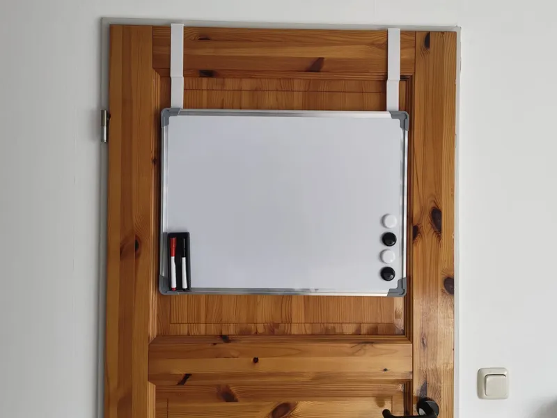 Over-the-Door Whiteboard Hooks