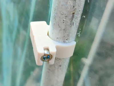 Screw-Tightened 25mm Greenhouse Film Clamp (M6)