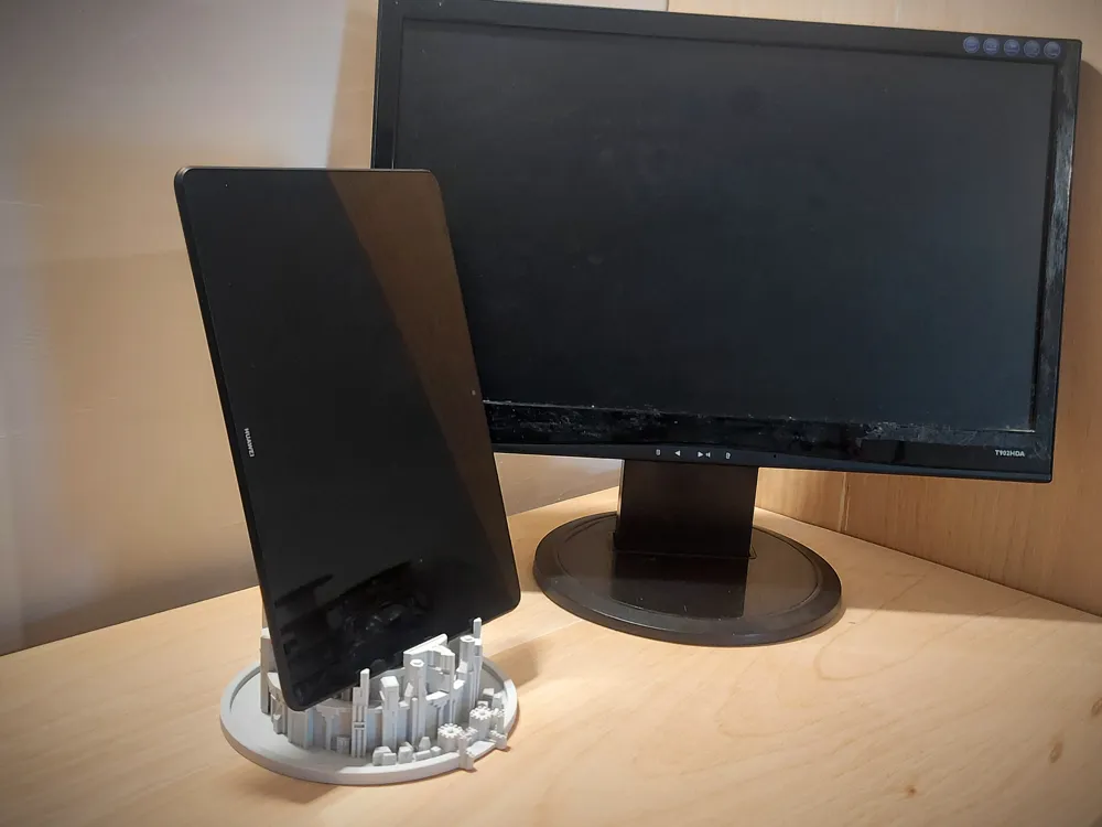 Minas Tirith - Monitor\Tablet Lifter by Savy Maker - MakerWorld
