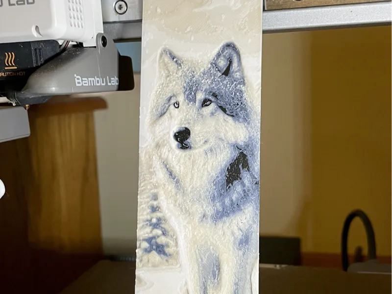 Wolf Bookmark