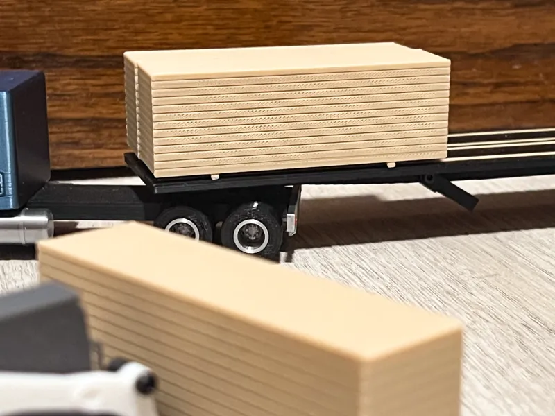 1/64 Scale Wood load for Flatbed Trailer