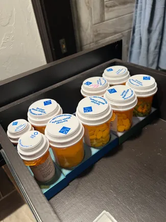 Pill Bottle drawer insert