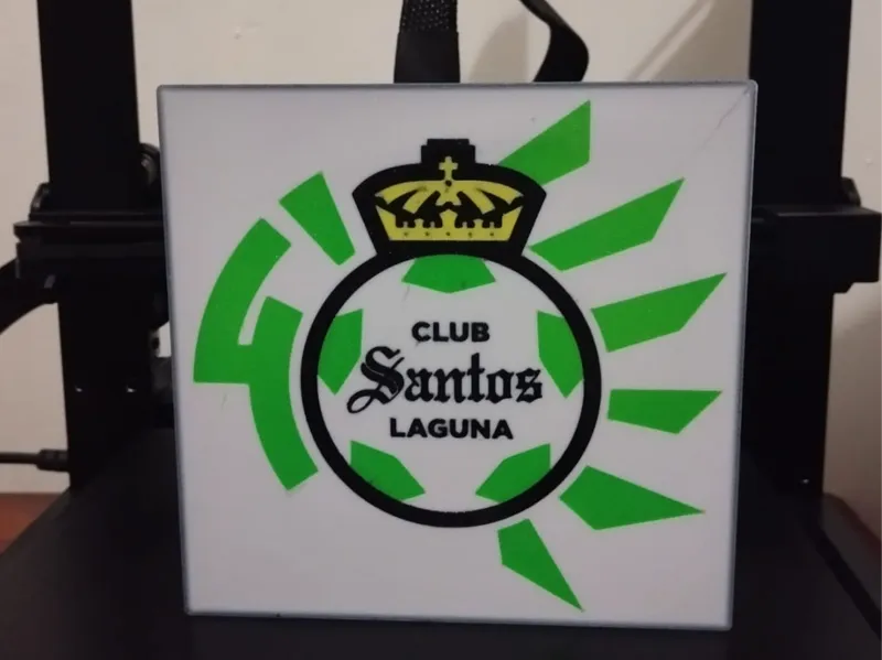 Caja de luz Club Santos Laguna 40 aniversario