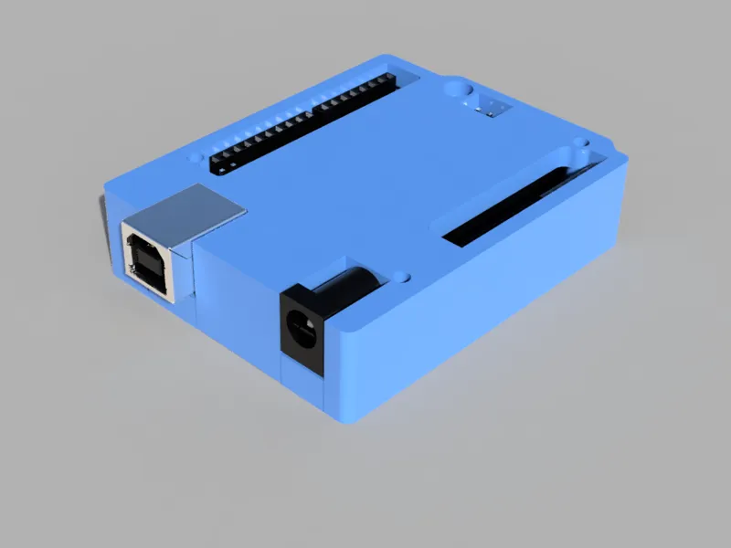 Arduino uno case with holes
