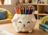 Cute Sheep Pencil Holder Multicolor Normal Size