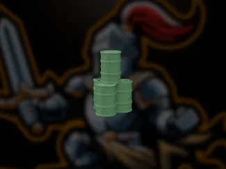 4 Stacked Barrels